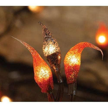 Jack-O-Lantern Silicone Teeny Lights, 20ct - The Fox Decor